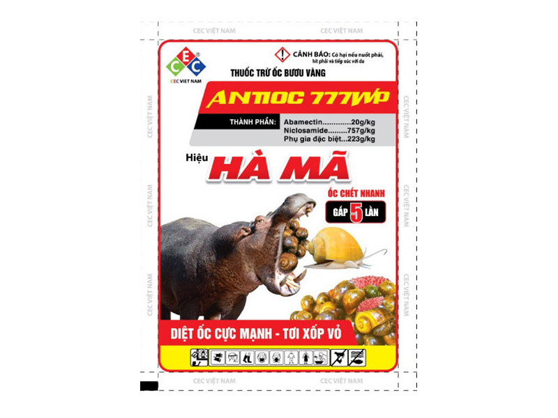 Thuốc trừ ốc ANTIOC 777 WP thuoc-tru-oc-antioc-777-wp